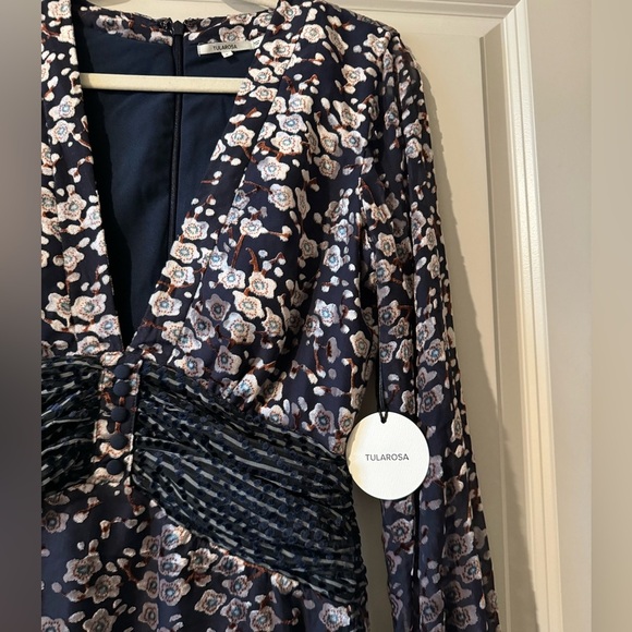 NEW Tularosa Revolve Brentwood Mini Dress Blue Floral Size Small NWT - Picture 6 of 7